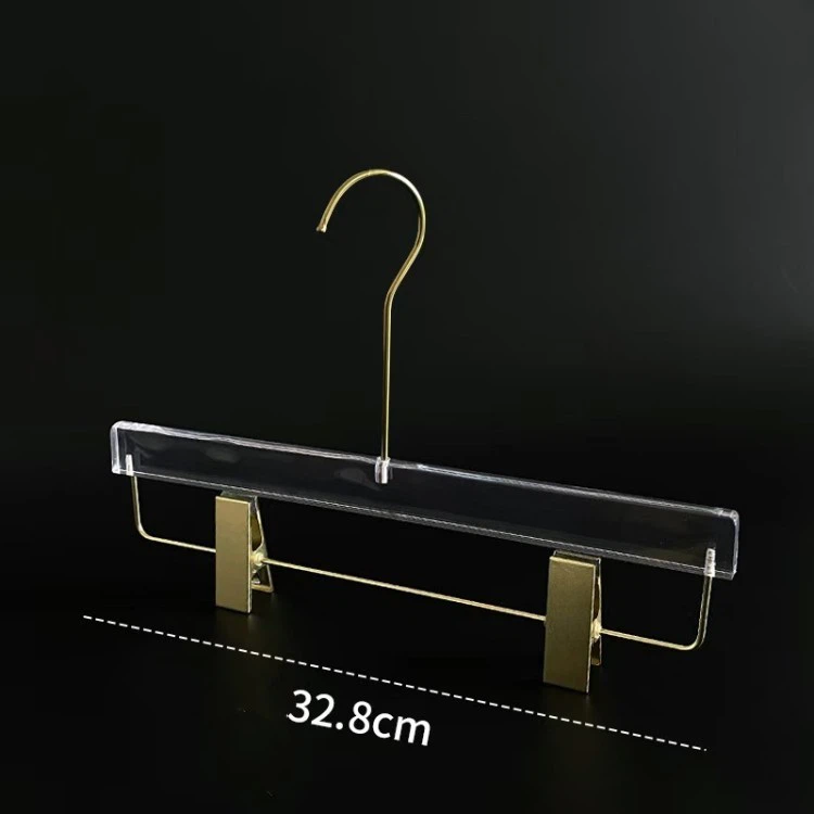 gold acrylic hangers acrylic clear hangers