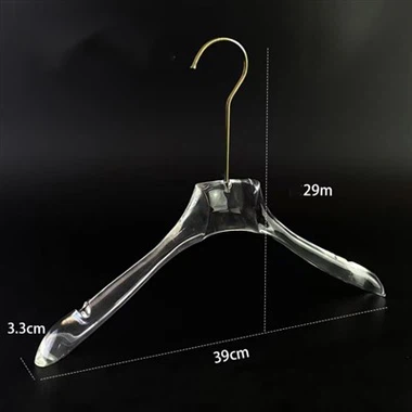 Zlaté akrylové vešiaky